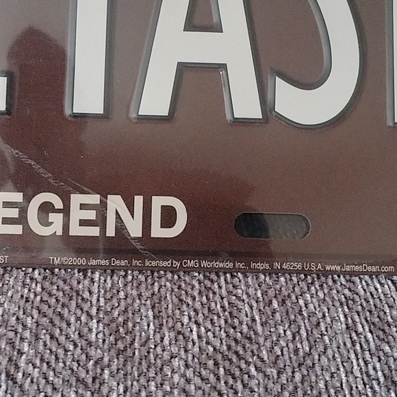 James Dean Live Fast License Plate - Picture 4 of 11